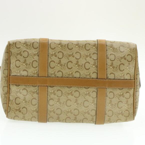 CELINE C Macadam Horse Carriage Hand Bag Pvc Leather Beige - Picture 9 of 16